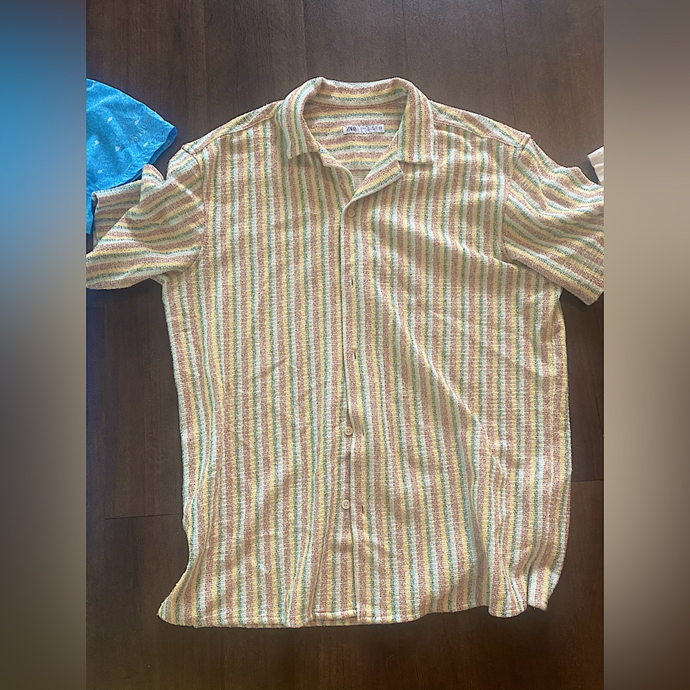 Zara Striped Button down